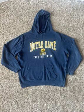 Notre Dame Fighting Irish Sweater with Hood Mens Size L by Colosseum
